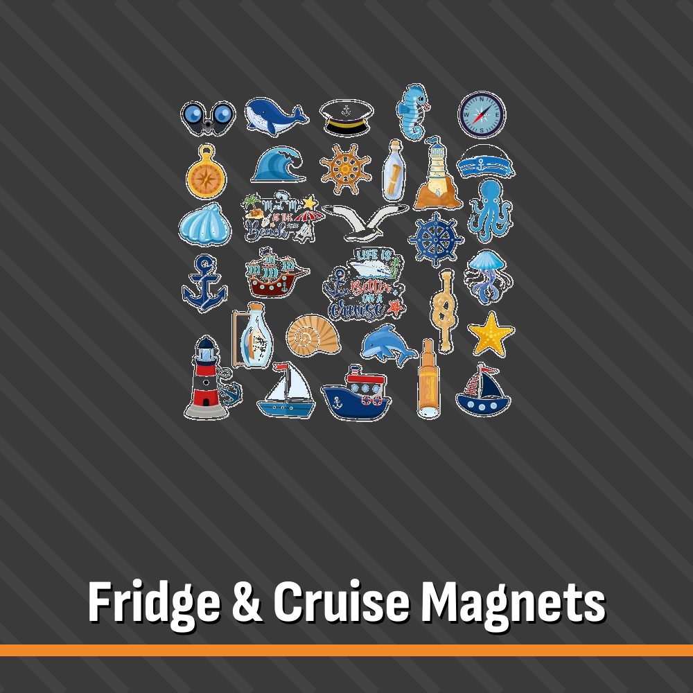 Fridge & Cruise Magnets: Fridge magnets and cruise door magnets by Hapric