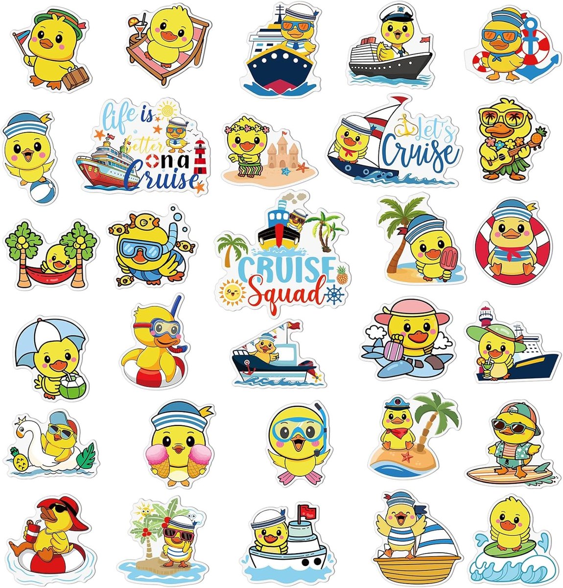30-Piece Duck Cruise Door Magnets by Hapric
