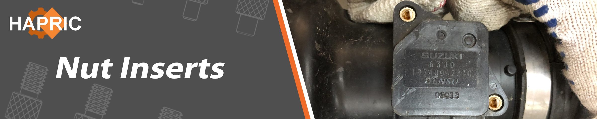 Hapric Threaded Inserts banner