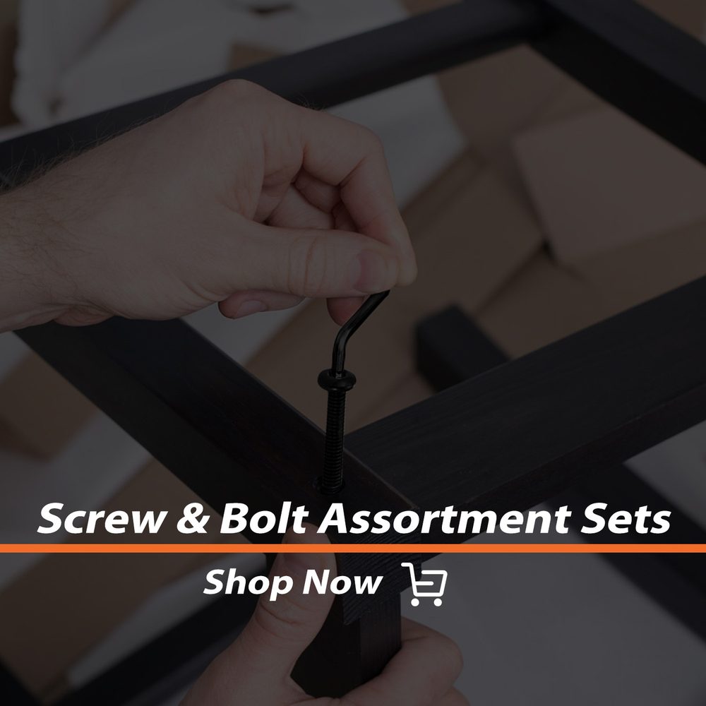 Screw & Bolt Kits: Metric screw assortment kits by Hapric